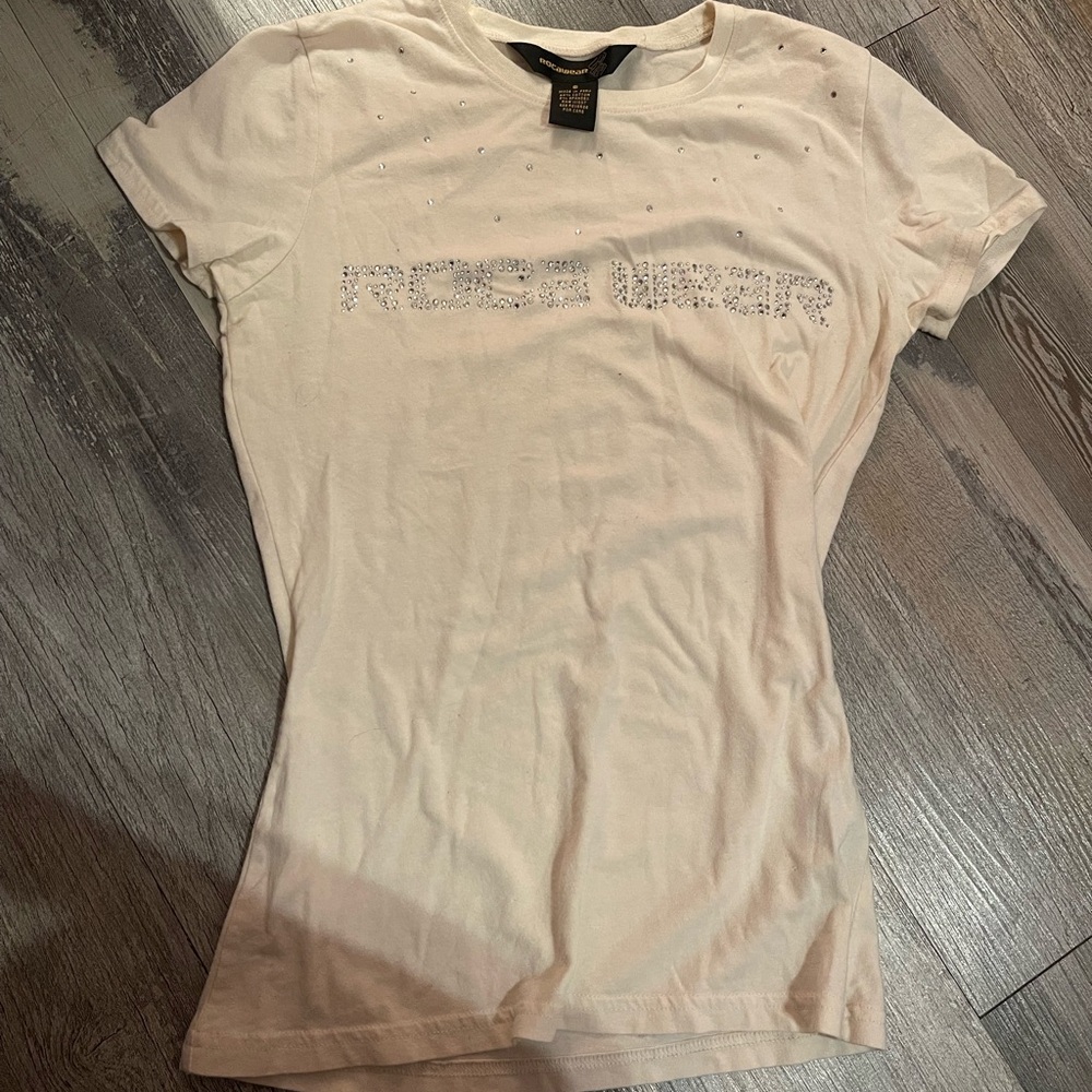 Rocawear Beige Short Sleeve Women's Tee